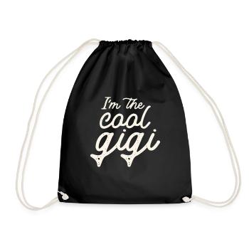 I'm The Cool Gigi - Drawstring Bag - black - Front