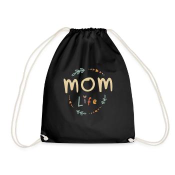 Maman Vie Drôle Mère Noël - Sac de sport léger - noir - Devant