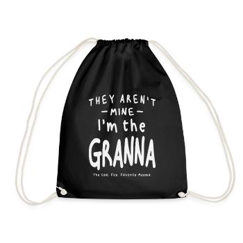 Ils ne sont pas à moi Je suis la grand-mère drôle - Sac de sport léger - noir - Devant