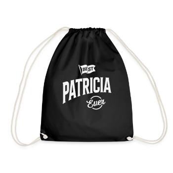 Meilleur prénom Patricia jamais personnalisé Patricia - Sac de sport léger - noir - Devant