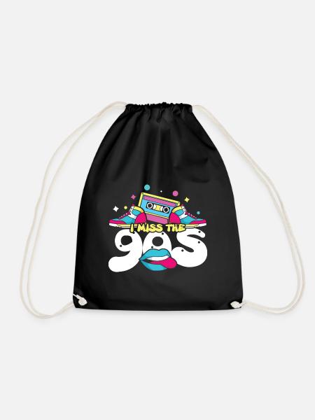 I miss the 90s - Turnbeutel - Schwarz