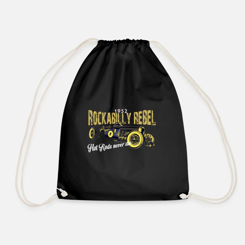 Rockabilly Rebel Design - Sac de sport léger - noir