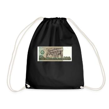 200 marks de la RDA - Sac de sport léger - noir - Devant