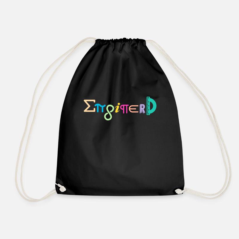 EngiNerd - Turnbeutel - Schwarz