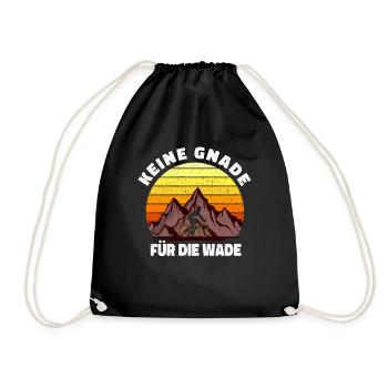No mercy for the calf racing bike - Drawstring Bag - black - Front