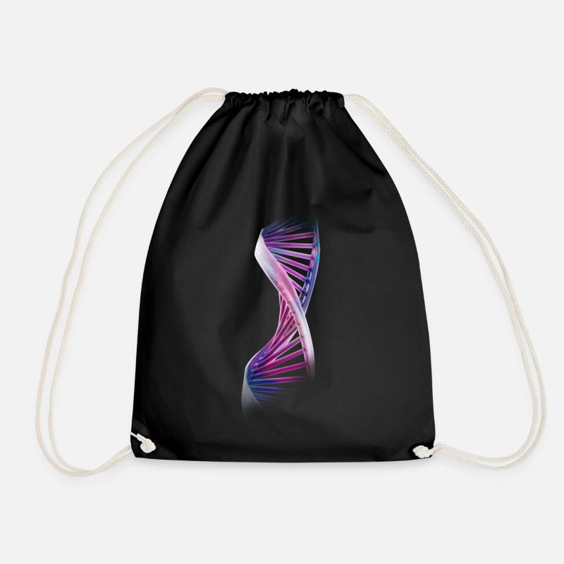 DNA - Drawstring Bag - black