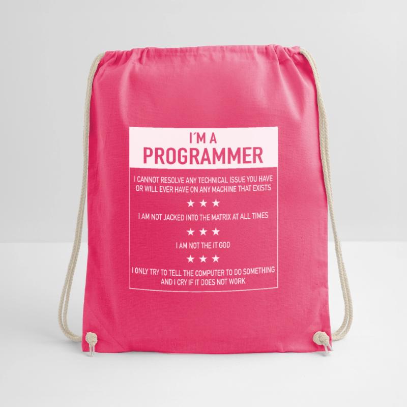 Ich bin ein Programmierer Zitat für Coder Turnbeutel