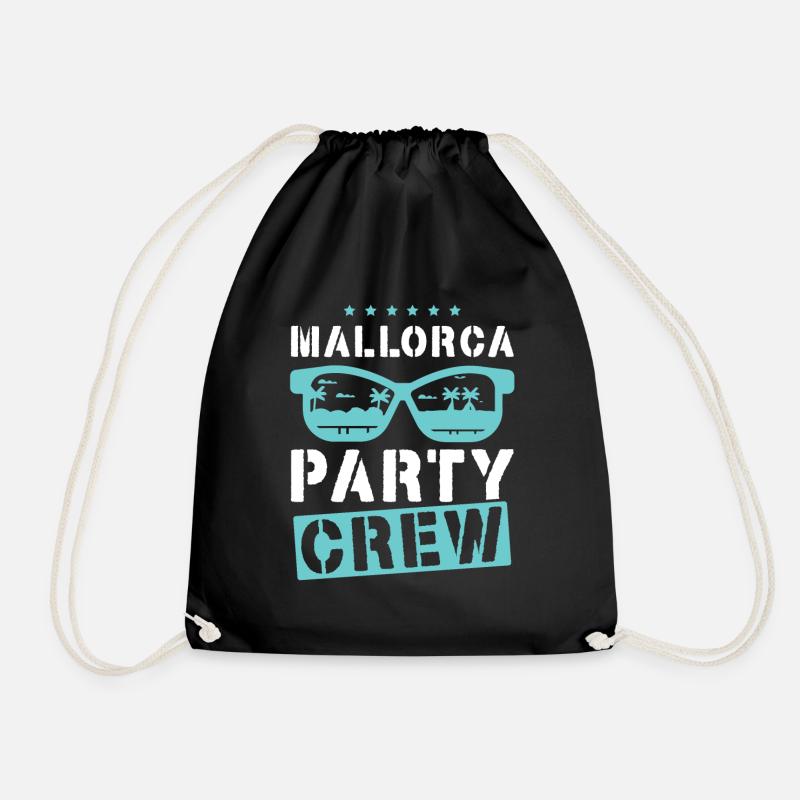 Mallorca Party Crew - Turnbeutel - Schwarz