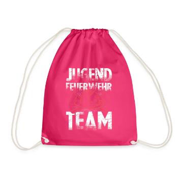 Feuerwehr Team jugend - Turnbeutel - Fuchsia - Vorne