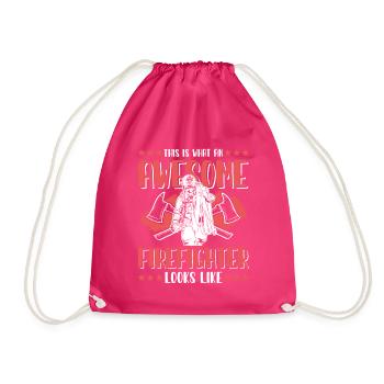Pompiers - Sac de sport léger - fuchsia - Devant
