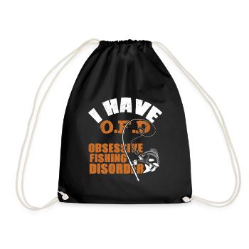 Pêche pêche - Sac de sport léger - noir - Devant