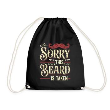 Désolé, cette barbe est pour les hommes barbus - Sac de sport léger - noir - Devant