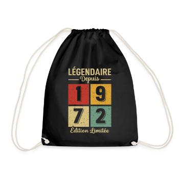 Légendaire Depuis 1972 Édition limitée - Sac de sport léger - noir - Devant