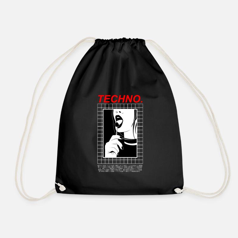 Techno Amour - Sac de sport léger - noir