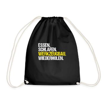 Werkzeugmechaniker Werkzeugmacher Tool & Die Maker - Turnbeutel - Schwarz - Vorne