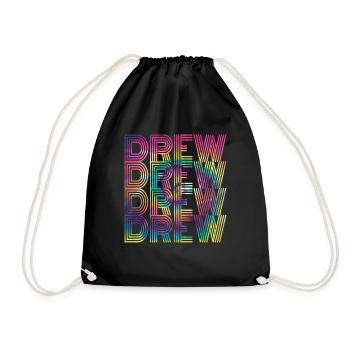 Drew tye Dye Hippie Drew - Turnbeutel - Schwarz - Vorne