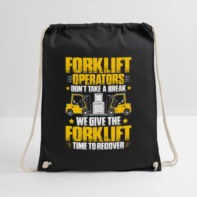 Staplerfahrer Gabelstaplerfahrer Forklift Operator Turnbeutel