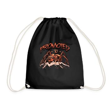 Promoted to Aunt Ant Pregnancy - Drawstring Bag - black - Front