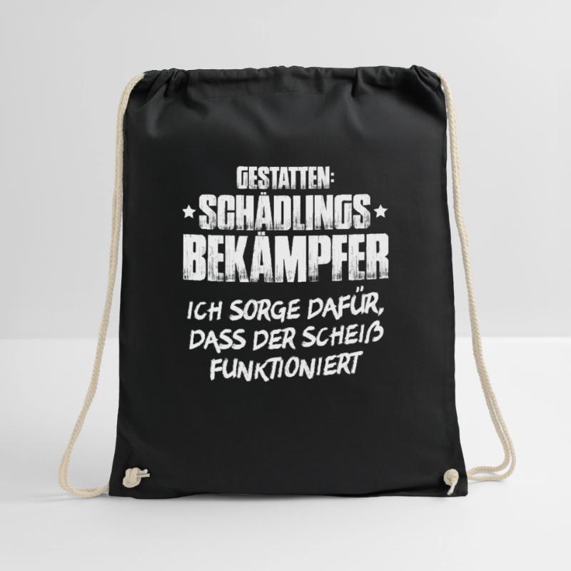 Schädlingsbekämpfer Kammerjäger Exterminator Turnbeutel