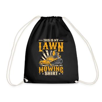 C’est ma tondeuse à gazon - Sac de sport léger - noir - Devant