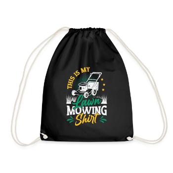 C’est ma tondeuse à gazon - Sac de sport léger - noir - Devant
