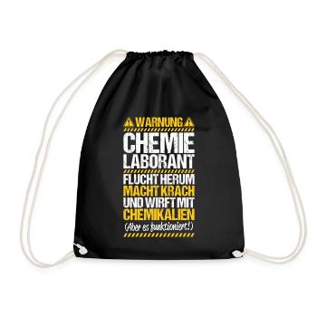 Technicien de laboratoire chimique Laboratoire de chimie Laboratoire de chimie - Sac de sport léger - noir - Devant