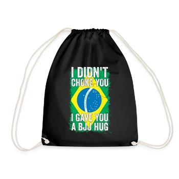 Martial Arts BJJ Brazilian Jiu Jitsu - Turnbeutel - Schwarz - Vorne