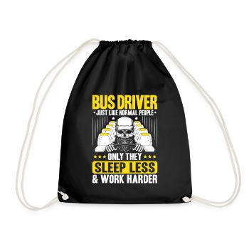 Chauffeur d’autobus Chauffeur d’autobus Autobus chauffeur d’autobus scolaire - Sac de sport léger - noir - Devant