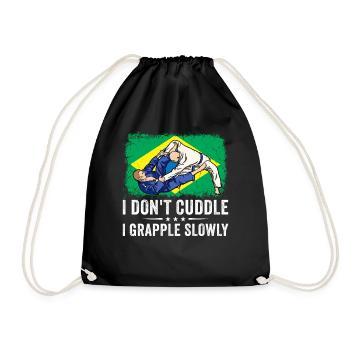 Martial Arts BJJ Brazilian Jiu Jitsu - Turnbeutel - Schwarz - Vorne