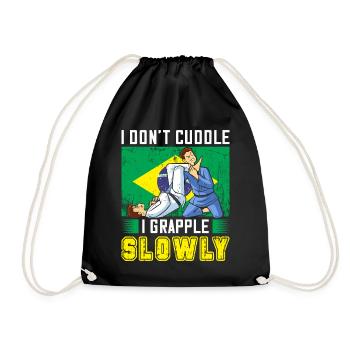 Martial Arts BJJ Brazilian Jiu Jitsu - Turnbeutel - Schwarz - Vorne