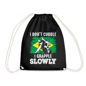 Martial Arts BJJ Brazilian Jiu Jitsu - Turnbeutel - Schwarz - Vorne