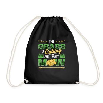 L’herbe appelle et je dois tondre la tonte de la pelouse - Sac de sport léger - noir - Devant