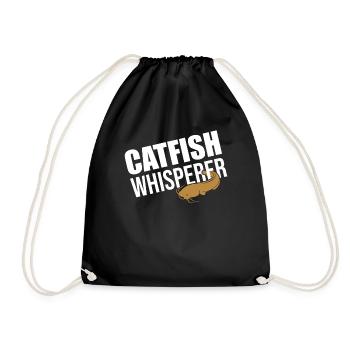 Catfish Whisperer - Wels Catfish Hunter - Turnbeutel - Schwarz - Vorne