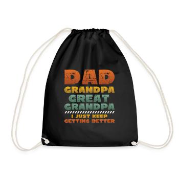 Annoncez la grossesse. - Sac de sport léger - noir - Devant