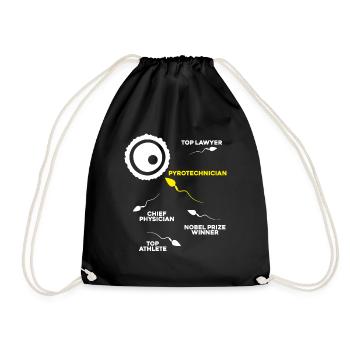 Pyrotechnicien Feux d’artifice Pyrotechnie Pyrotechnicien - Sac de sport léger - noir - Devant