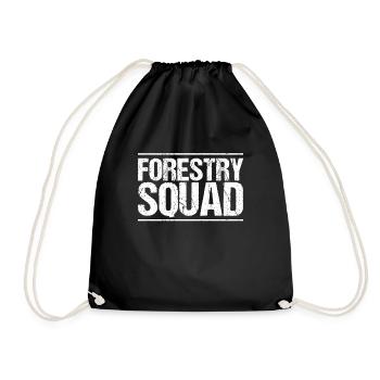 Forester Forestry Forester Forest Worker Forest - Drawstring Bag - black - Front