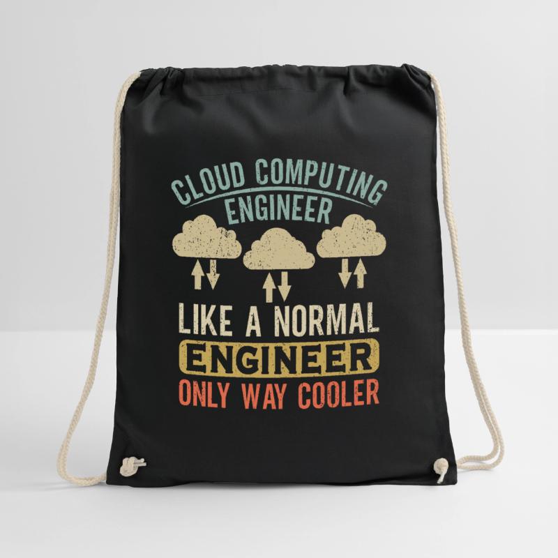 Cloud Computing Engineer Definition Retro Computer Turnbeutel