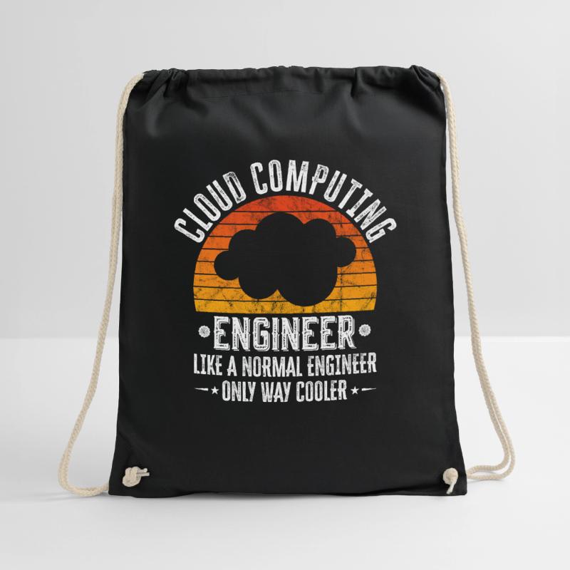 Cloud Computing Engineer Definition Retro Computer Turnbeutel