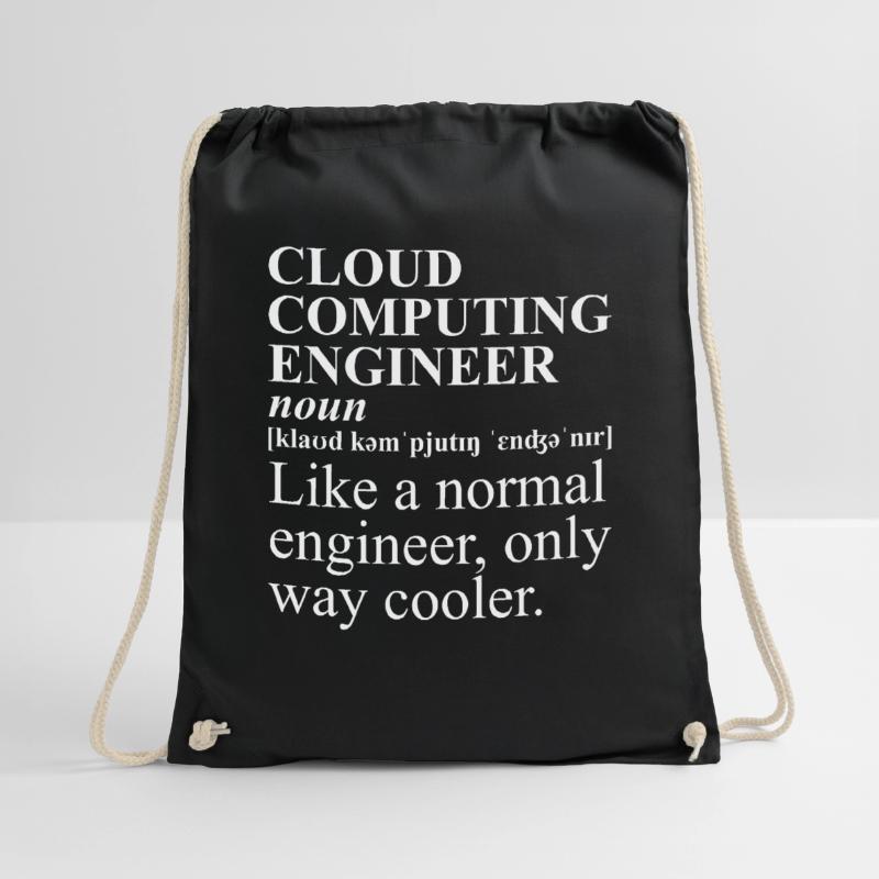 Cloud Computing Engineer Definition Retro Computer Turnbeutel