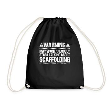 Échafaudage Échafaudage Échafaudage Échafaudage - Sac de sport léger - noir - Devant