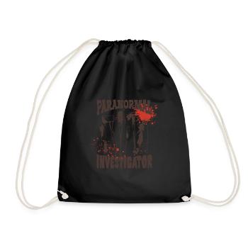Enquêteur paranormal de chasse aux fantômes - Sac de sport léger - noir - Devant
