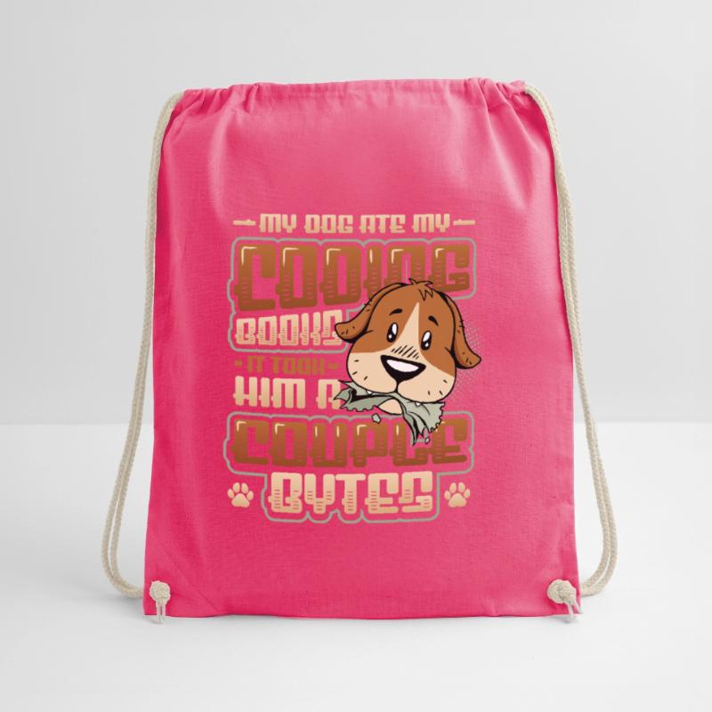 Hund Bytes Code Computer Witz Programmierung Turnbeutel