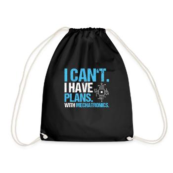 Mechatroniker Mechatronik Mechatronics Engineer - Drawstring Bag - black - Front