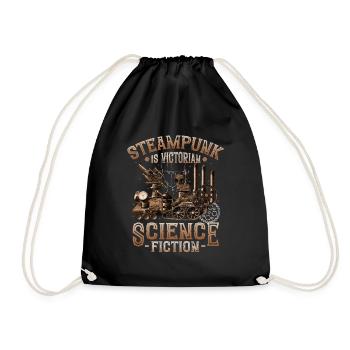 Steampunk Ist Viktorianische Science Fiction - Turnbeutel - Schwarz - Vorne