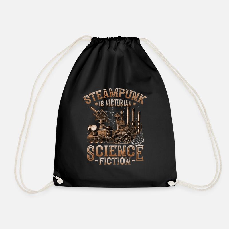 Steampunk Ist Viktorianische Science Fiction - Turnbeutel - Schwarz