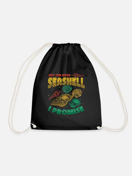 Nur Noch Eine Muschel, Sammler Muschel. - Turnbeutel - Schwarz