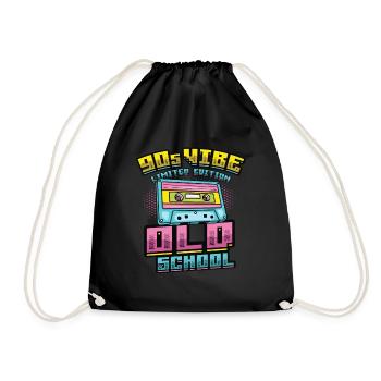 90s Vibe Édition Limitée Old School 90s Party - Sac de sport léger - noir - Devant