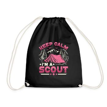 Scout Life Scout Camping Outdoor Scouting - Sac de sport léger - noir - Devant