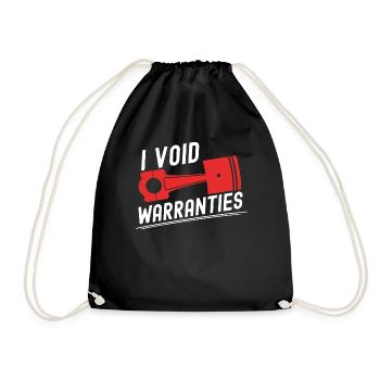 I Void Warranties Kfz Mechaniker LKW Mechatroniker - Turnbeutel - Schwarz - Vorne