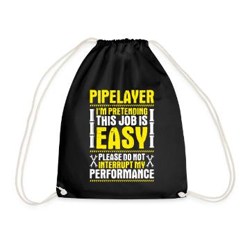 Constructeur de pipelines Construction de pipelines Pipelayer - Sac de sport léger - noir - Devant